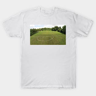 Arial Soccer Field Photo from Drone T-Shirt